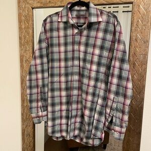 Peter Millar Plaid Long Sleeve Shirt